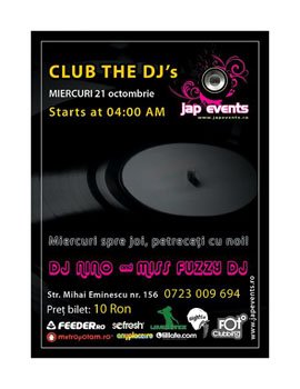 DJ Nino & Miss Fuzzy in Club The DJ’s din Bucuresti