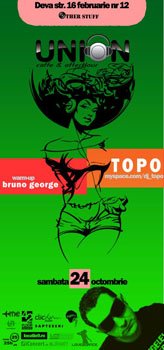 DJ Topo in Union Cafe din Deva