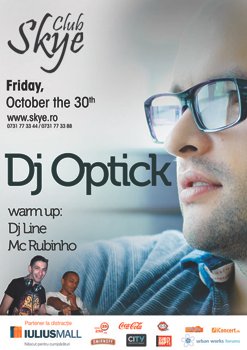 DJ Optick in Club Skye din Iasi