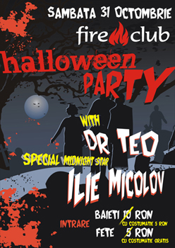 Halloween Party in Fire Club din Bucuresti