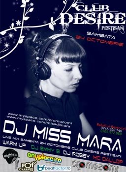 Miss Mara in Club Desire din Pestisani