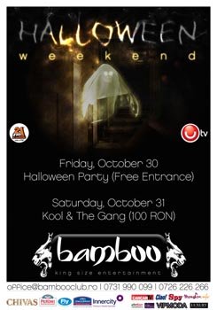 Halloween Weenend in Club Bamboo din Bucuresti