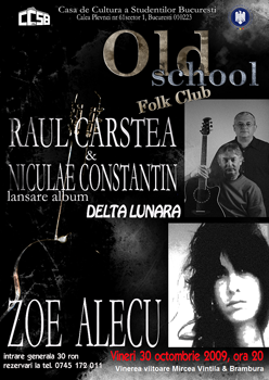 Lansare album Zoe Alecu in Club Old School din Bucuresti
