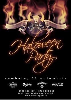 Halloween Party in Dublin Pub din Iasi