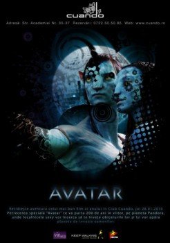 Avatar Party in Club Cuando din Bucuresti