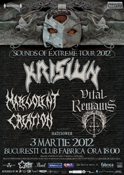 Sounds Of The Extreme Metal Tour 2012