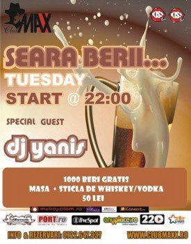 Seara Berii în Club Maxx din Bucureşti