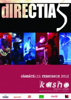 Concert dIRECŢIA 5 în Kasho Club din Braşov