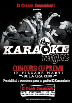 Karaoke Night în El Grande Comandante din Bucureşti
