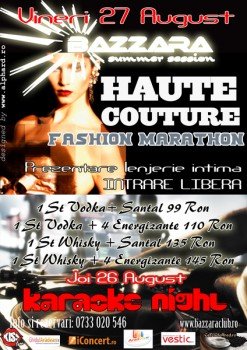 Haute Couture la Bazzara Club din Arad