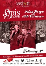 Concert Irina Gorga, Adi Cristescu & Opis Band la Verve Caffe din Iaşi