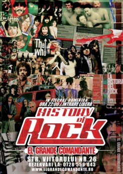 History of Rock în El Grande Comandante din Bucureşti