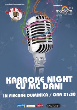 Karaoke Night la Scena Cafe din Galaţi