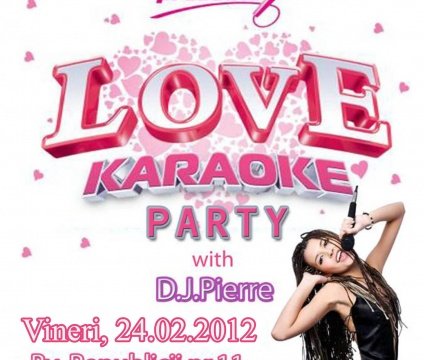 love karaoke party post