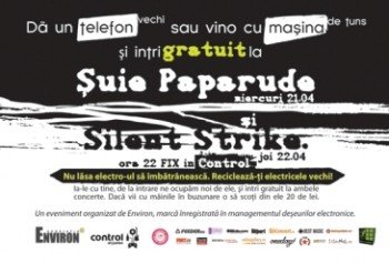 Silent Strike în Club Control din Bucureşti