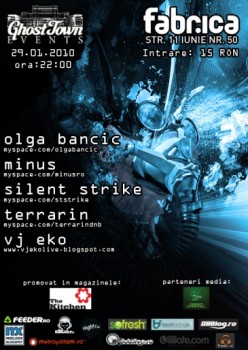 Olga Bancic in Club Fabrica din Bucuresti