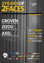 3 Years of 2 Faces în Silver Club din Bucureşti