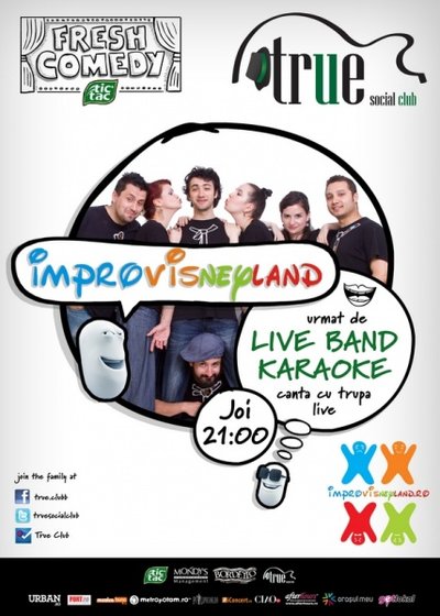 Improvisneyland în True Club din Bucureşti