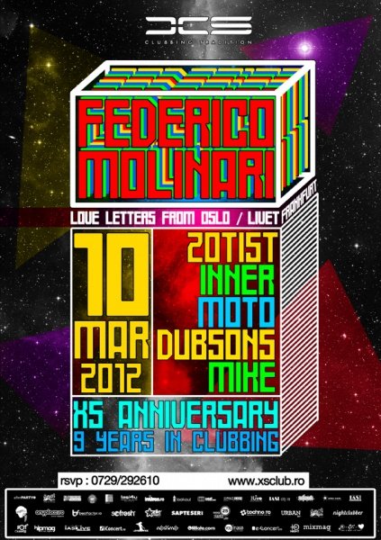 Sambata 10 Martie 9 Years Anniversary Party @ XS Club Iasi