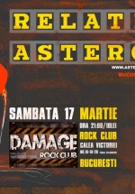 Concert Relative şi Astero în Damage Rock Club din Bucureşti