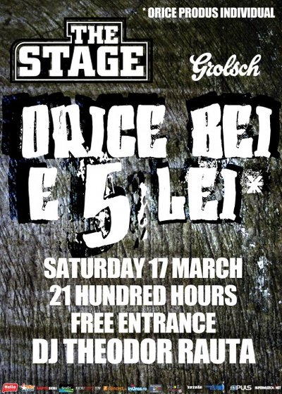 Orice bei cu 5 lei în The Stage Club din Bacău