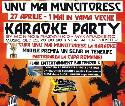 Afis LIVE MUSIC VAMA – UNU MAI MUNCITORESC – 27 apr – 1 mai