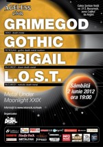 Concert Grimegod, Ghotic, Abigail şi L.O.S.T în Ageless Club din Bucureşti