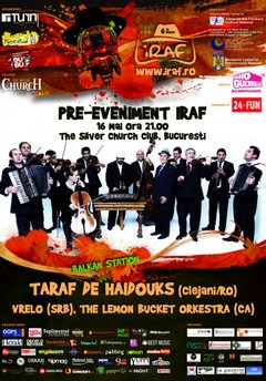 macheta Taraf de Haidouks preeveniment iraf silver church