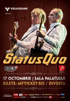 Concert Status Quo la Sala Palatului din Bucureşti
