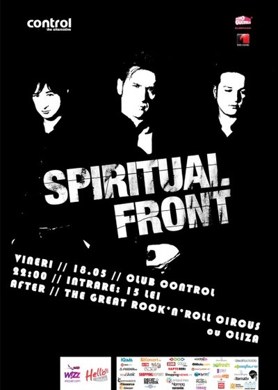 Concert Spiritual Front în Club Control din Bucureşti