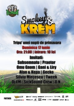 Concert Smokey & Krem în Elephant Pub din Bucureşti
