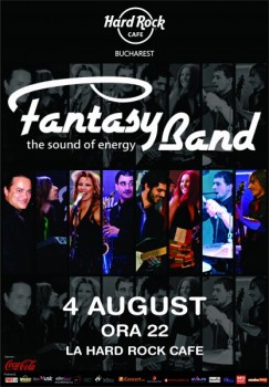 Concert Fantasy Band în Hard Rock Cafe din Bucureşti