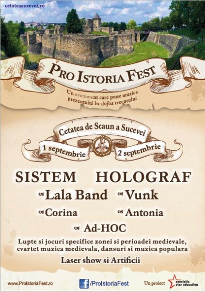 Afis Pro Istoria Fest 2012-Suceava
