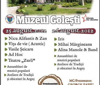 Afis Pro Istoria Fest Golesti