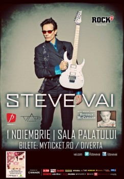 Concert Steve Vai la Sala Palatului din Bucureşti