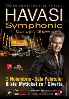 Havasi „Symphonic Concert Show” la Sala Palatului din Bucureşti