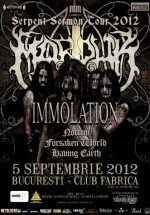 Concert Marduk & Immolation în Club Fabrica din Bucureşti