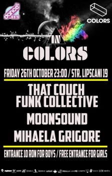 That Couch Funk Collective, MoonSound şi Mihaela Grigore în Colors Club din Bucureşti