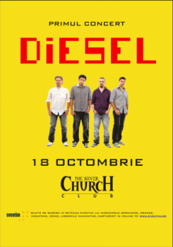 Concert Diesel în The Silver Church din Bucureşti
