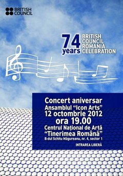 Concert aniversar British Council 12 octombrie 2012