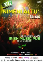 Concert Nimeni Altu’ în Irish Music & Pub din Cluj-Napoca