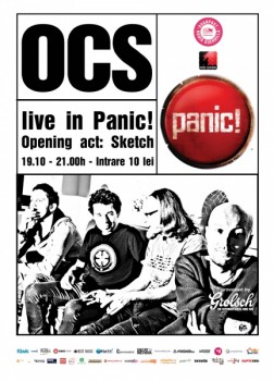Concert OCS LIVE în Panic! Club din Bucureşti