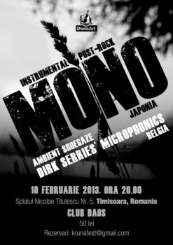 Concert Mono în Daos Club din Timişoara
