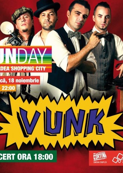 Concert VUNK la Oradea Shopping City în Oradea