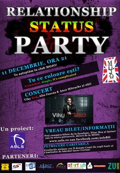 Afis Relationship Status Party- Club Mojo