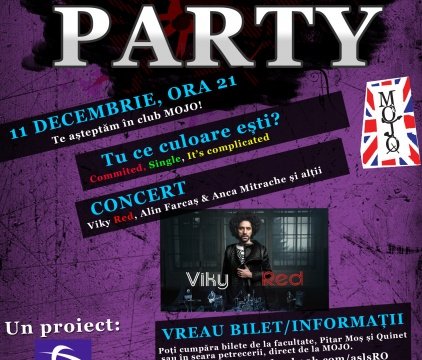 Afis Relationship Status Party- Club Mojo