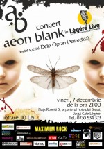 Concert Aeon Blank în Legere Live din Bucureşti