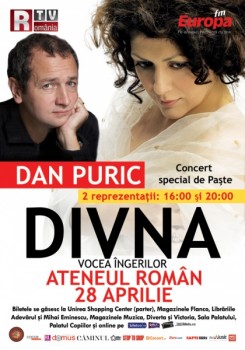 Concert de Paşte – Divna la Ateneul Român din Bucureşti