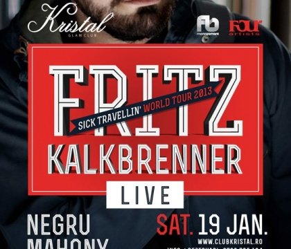 Fritz Kalkbrenner Kristal Club Bucuresti