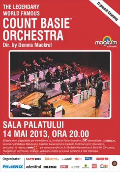 Concert The Legendary Count Basie Orchestra la Sala Palatului din Bucureşti